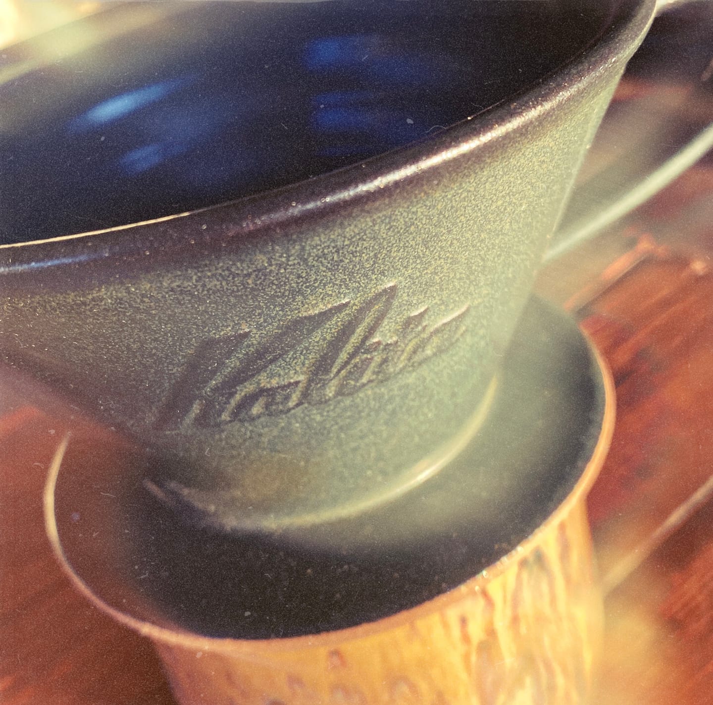 Customer photo review of Kalita MINO Ceramic Dripper 185 - Sand Black