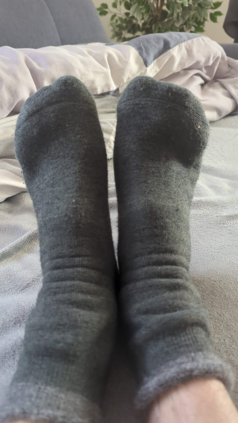 Customer photo review of Kuschelsocke mit Vollplüsch