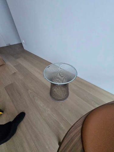 Customer photo of Knoll Platner round side table installed