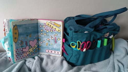 Customer photo review of Soolla® Studio Bag, Blueberry Bliss