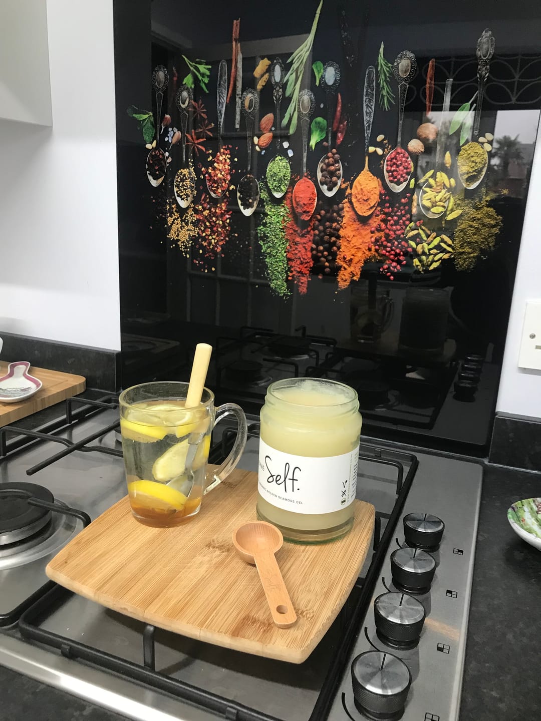 Customer photo review of Golden Sea Moss Gel