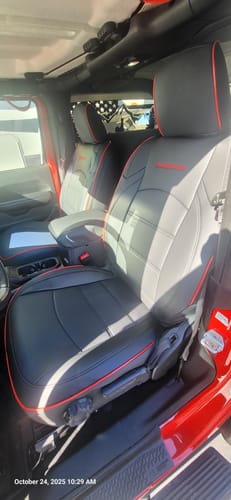 Customer photo review of Premium Custom-Fit Seat Covers