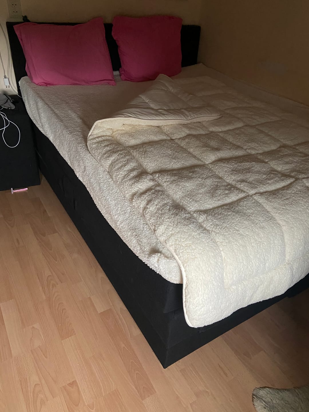 Customer photo review of Matras Hoeslaken Teddy - Creme