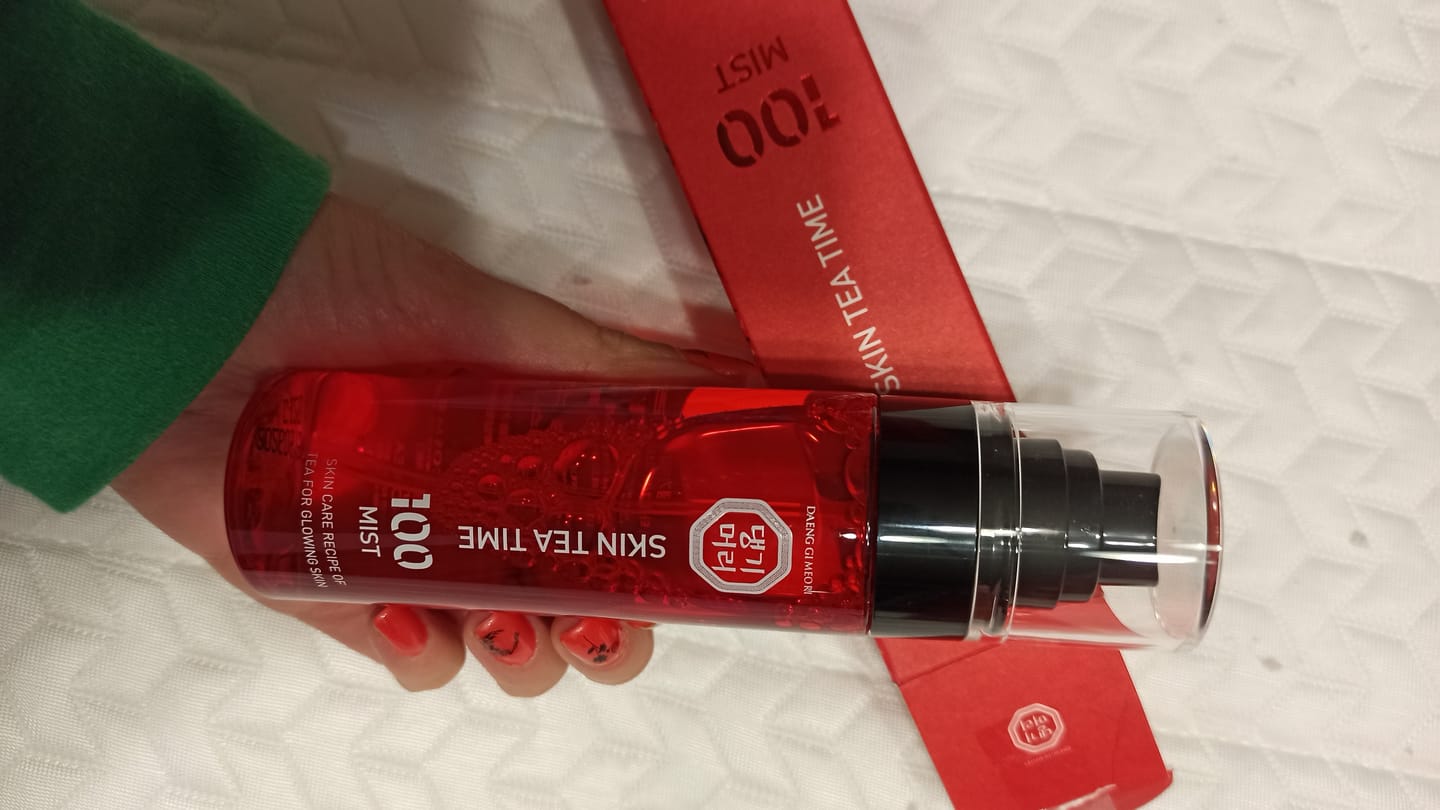 Customer photo review of Хидратиращ мист  за сияние Шизандра Doori Skin Tea Time 100