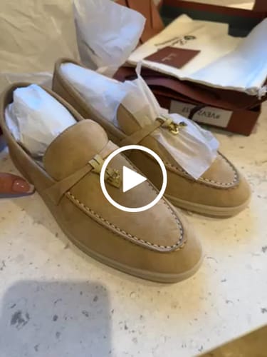 Customer video review of summer charm walk loafer pink sand suede