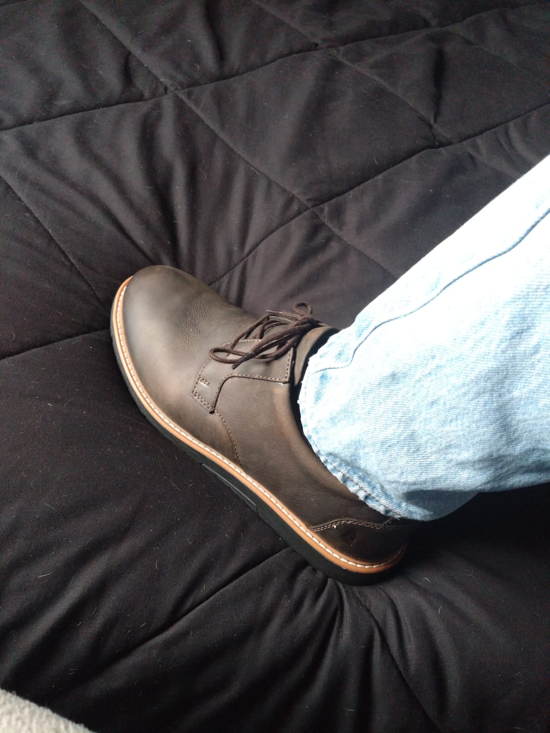 Customer photo review of Brown Jenson Shoes