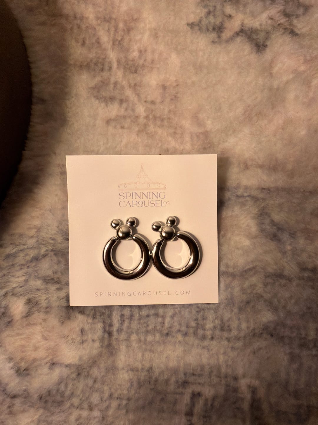 Customer photo review of Leader of the Club Earrings