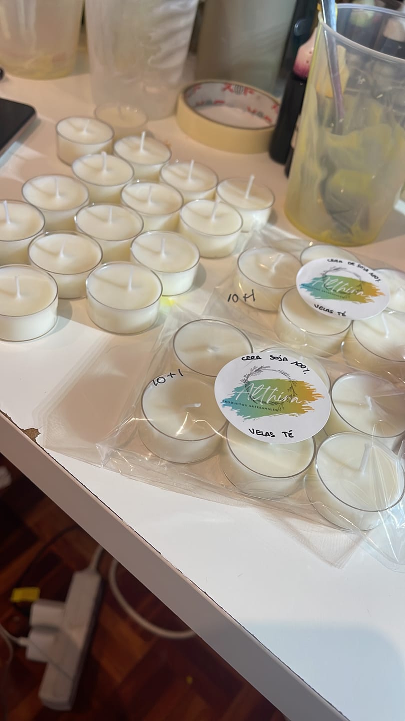 Customer photo review of MECHAS PARA VELAS DE TÉ