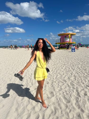 Customer photo review of CurlyMe 3 In 1 Half Wig Water Wave Glueless Install Half Wig With Adjustable String Beginner Friendly