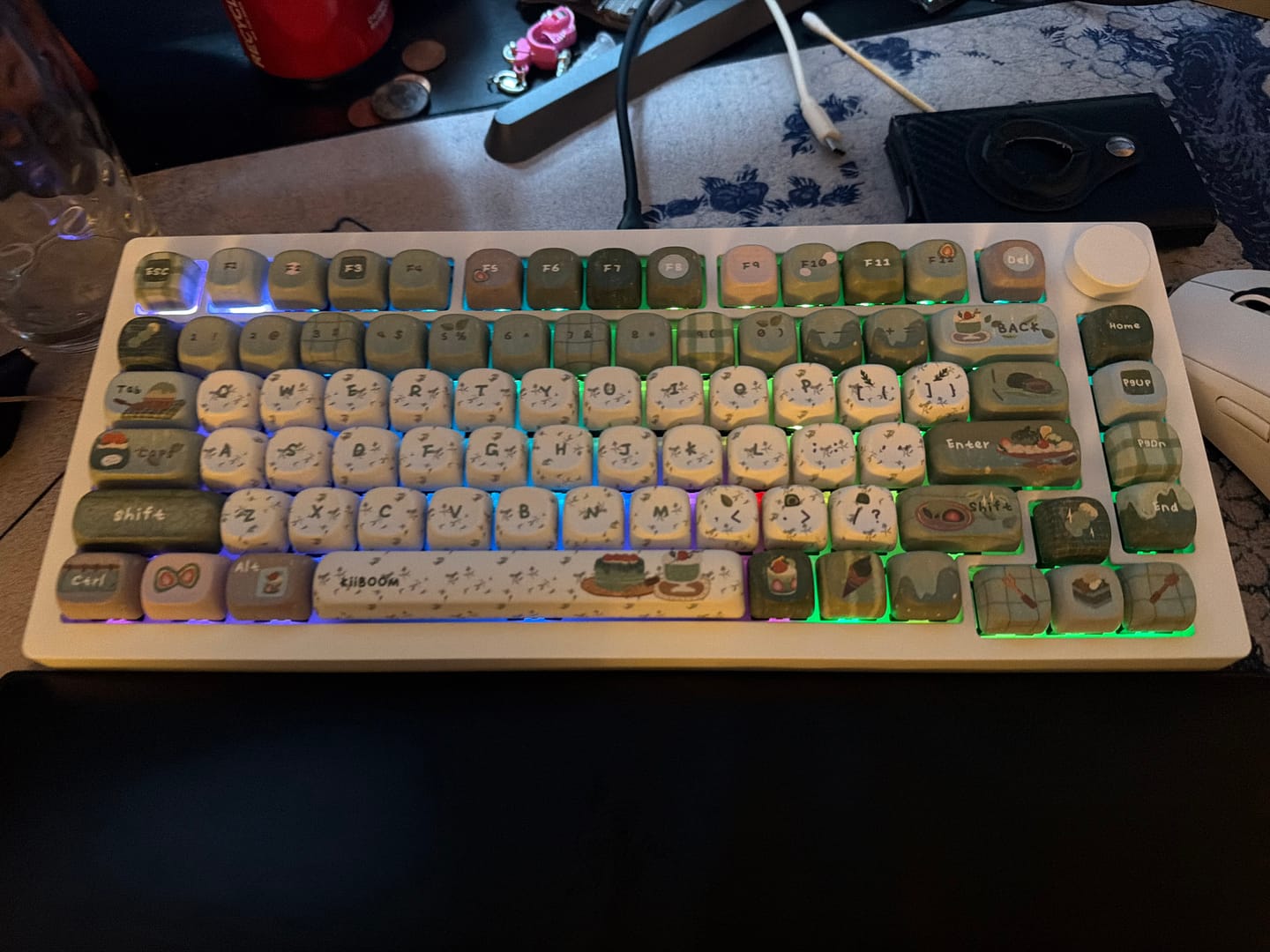 Customer photo review of KEYGEEK Y3 LINEAR SWITCH FACTORY LUBED (10PCS)