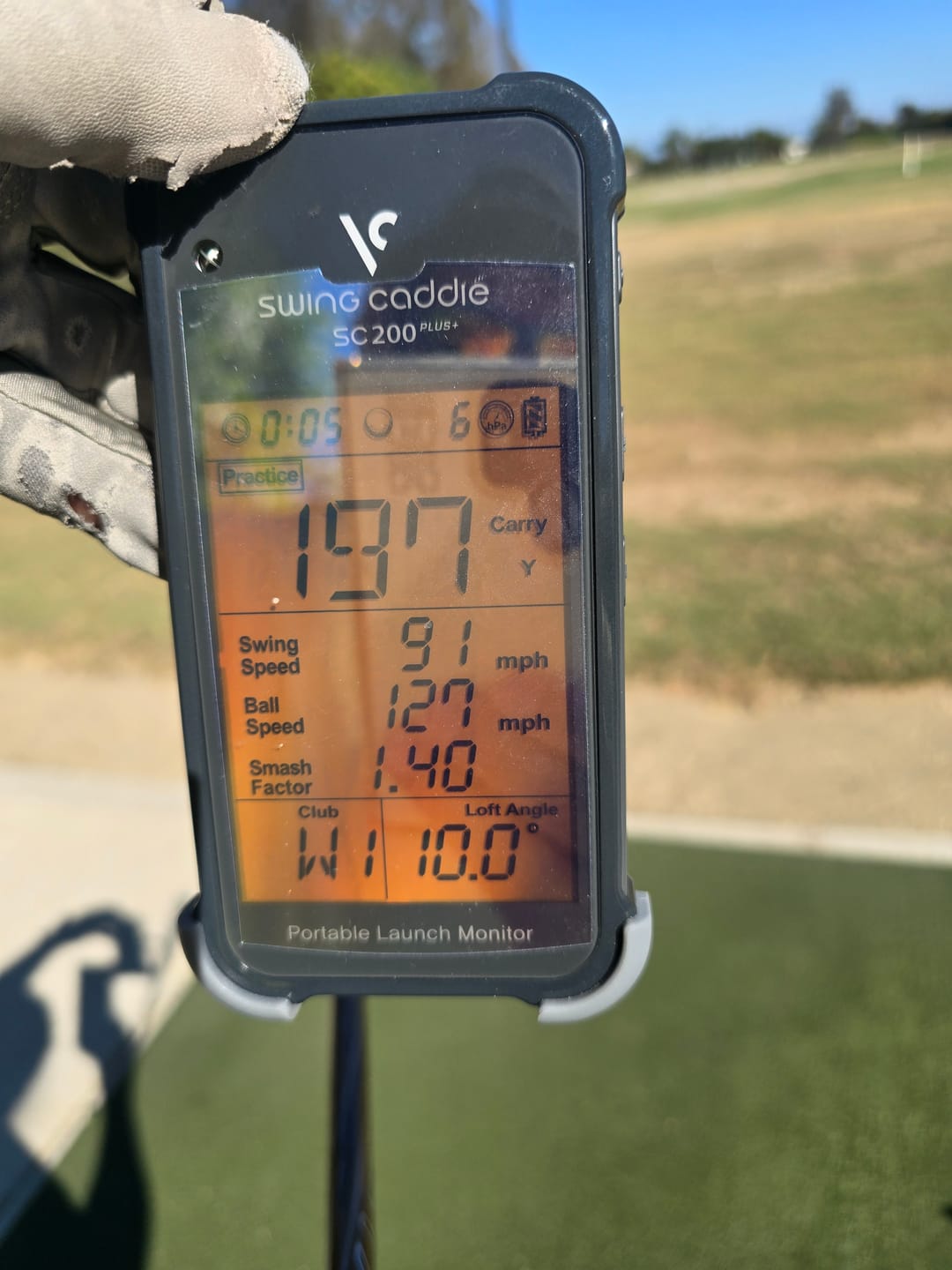 Customer photo review of Replacement Swing Caddie SC200 Plus Remote - $19.99