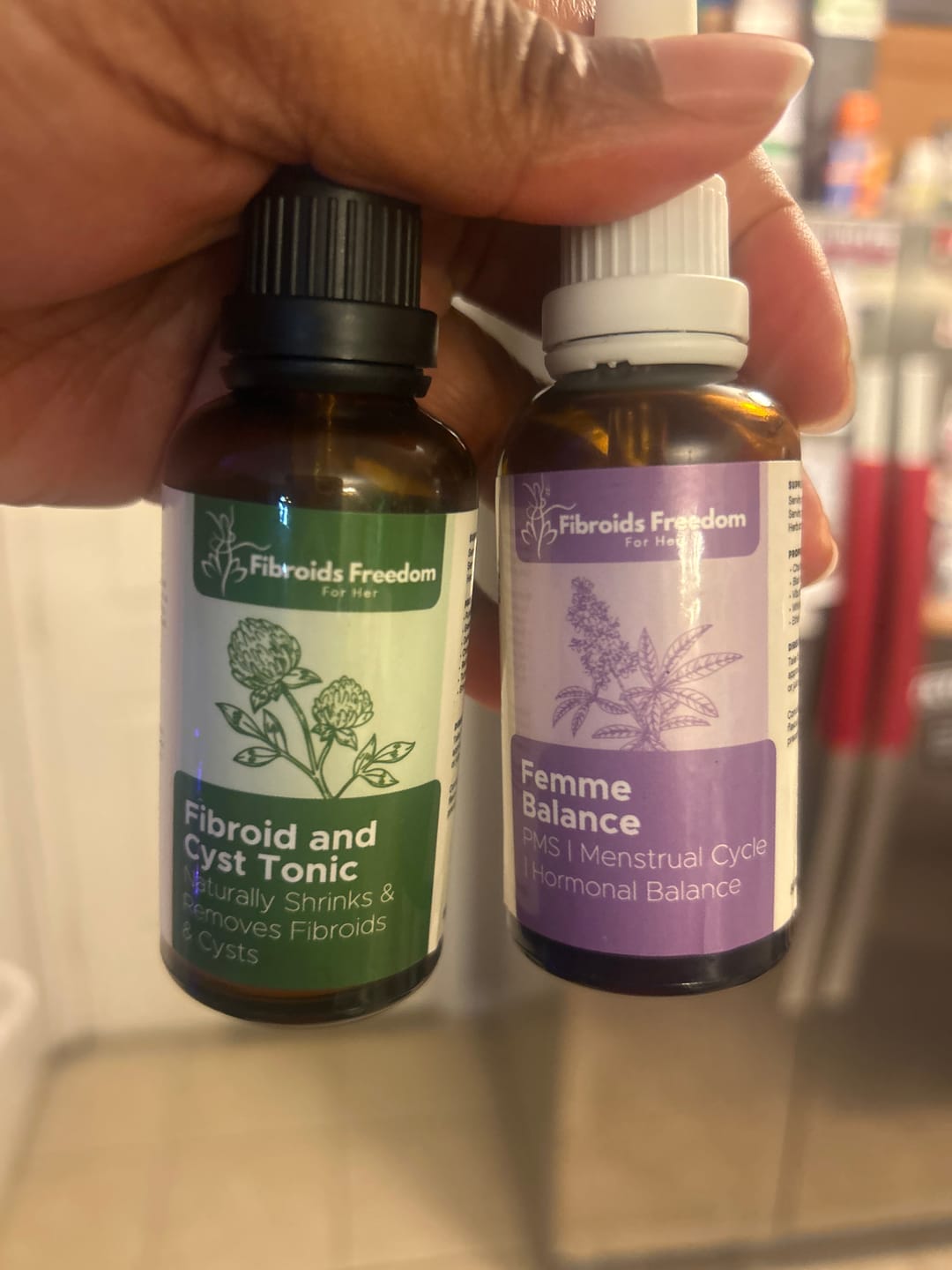 Customer photo review of Fibroids Freedom For Her