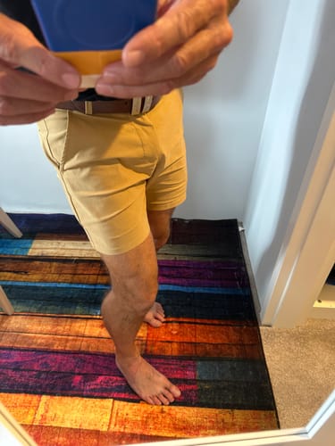 Customer photo review of Ultra-Stretch 5" Chino Shorts - Dusk