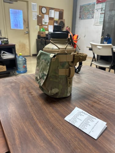 Customer photo review of 64oz Battle Bottle Water Bottles