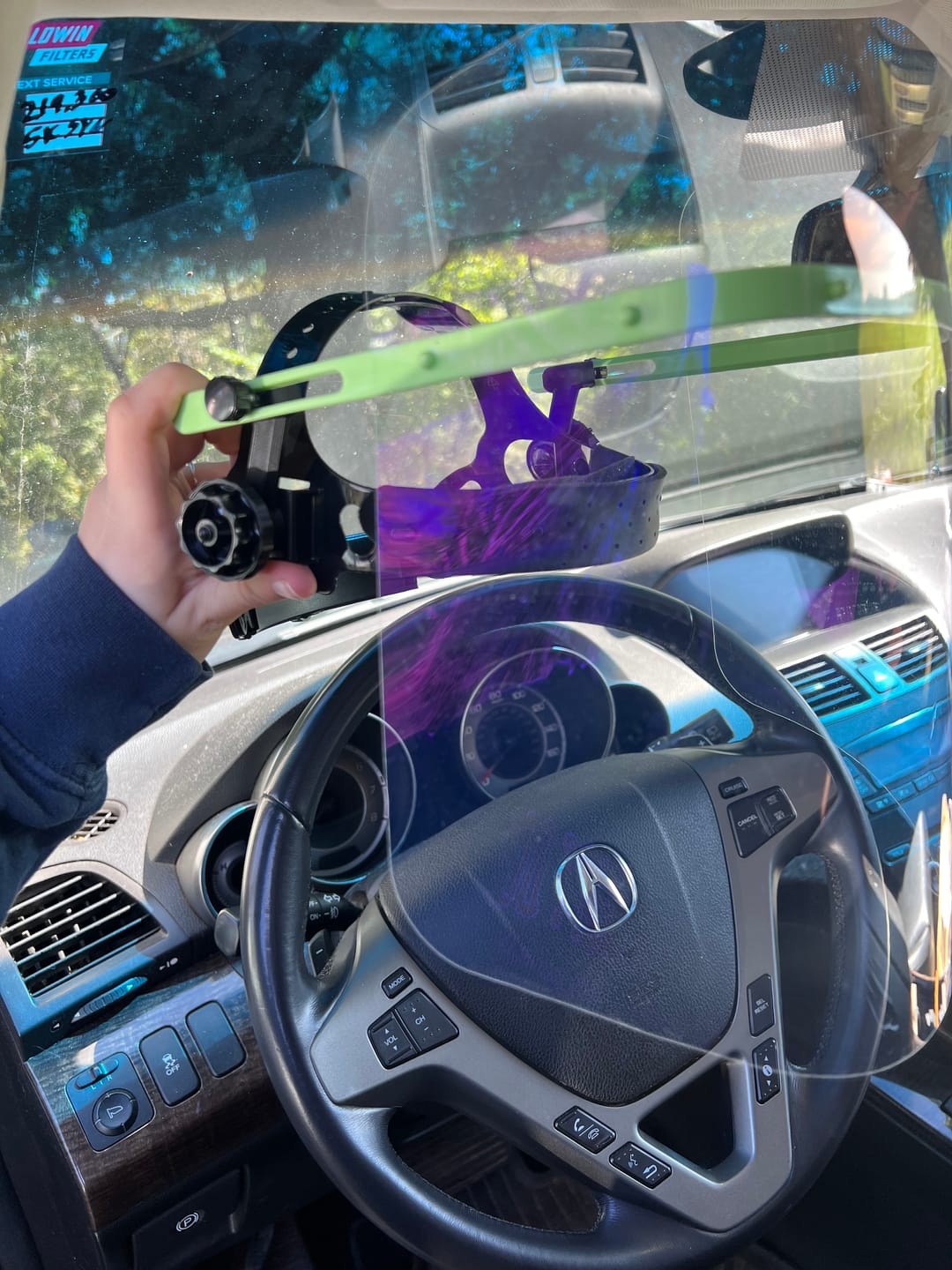 Customer photo review of The Loupe Shield