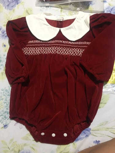 Customer photo review of Festive Vintage Style Romper