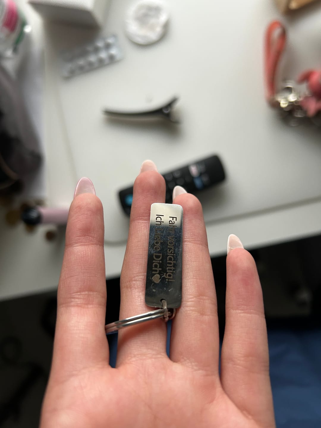 Customer photo review of Rückseitengravur