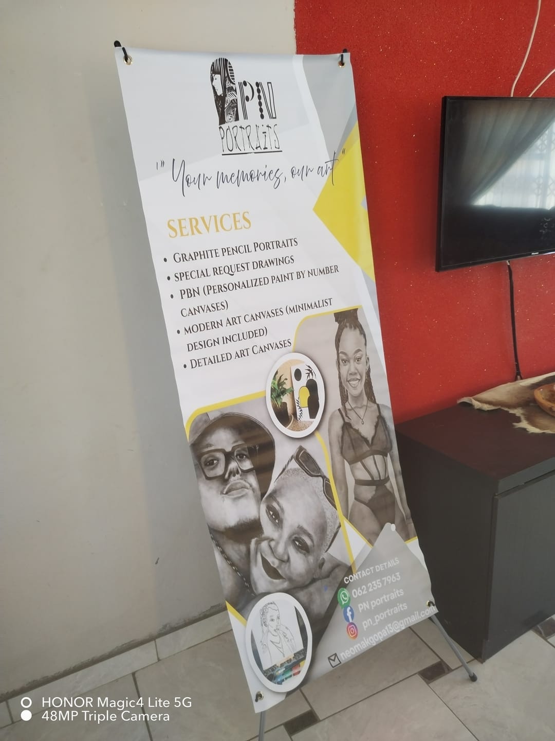 Customer photo review of Classic X-Banner (2 Sizes)