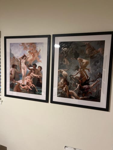 Customer photo review of Witches Going to Their Sabbath | Luis Ricardo Falero | 1878