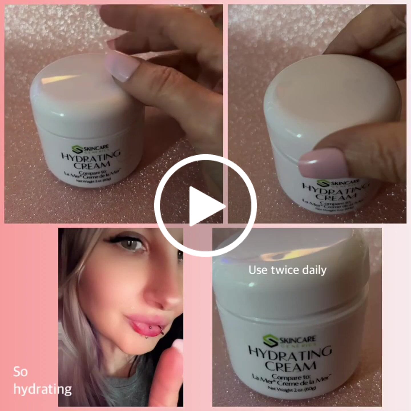 Customer video review of HYDRATING CREAM | BARRIER SUPPORT