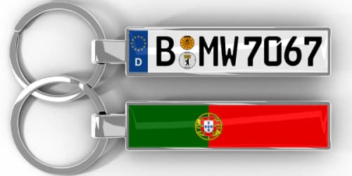 Customer photo review of Kennzeichen Schlüsselanhänger Mini Nummernschild Metall