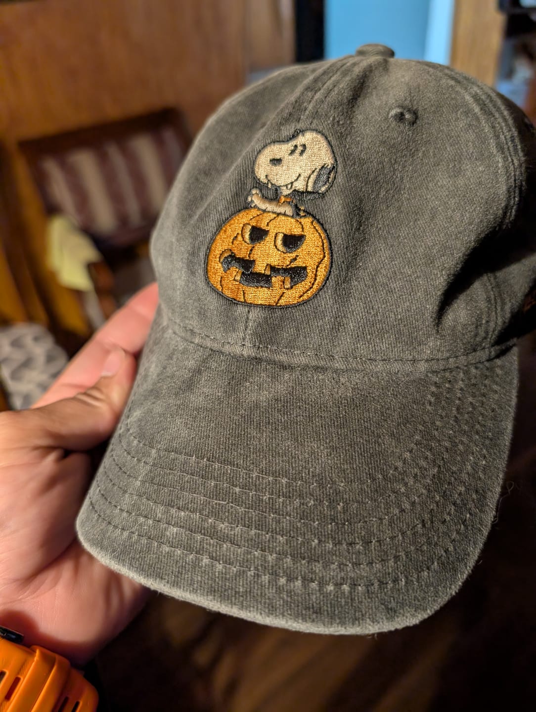 Customer photo review of Peanuts "Boo!" – Dad Hat