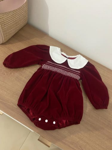 Customer photo review of Festive Vintage Style Romper