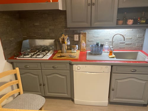 Customer photo review of Pierre Naturelle Parement Adhésive Madrid
