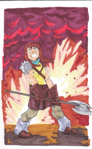 Customer photo review of Ohuhu Honolulu 104 Colors Dual Tips Alcohol Art Markers