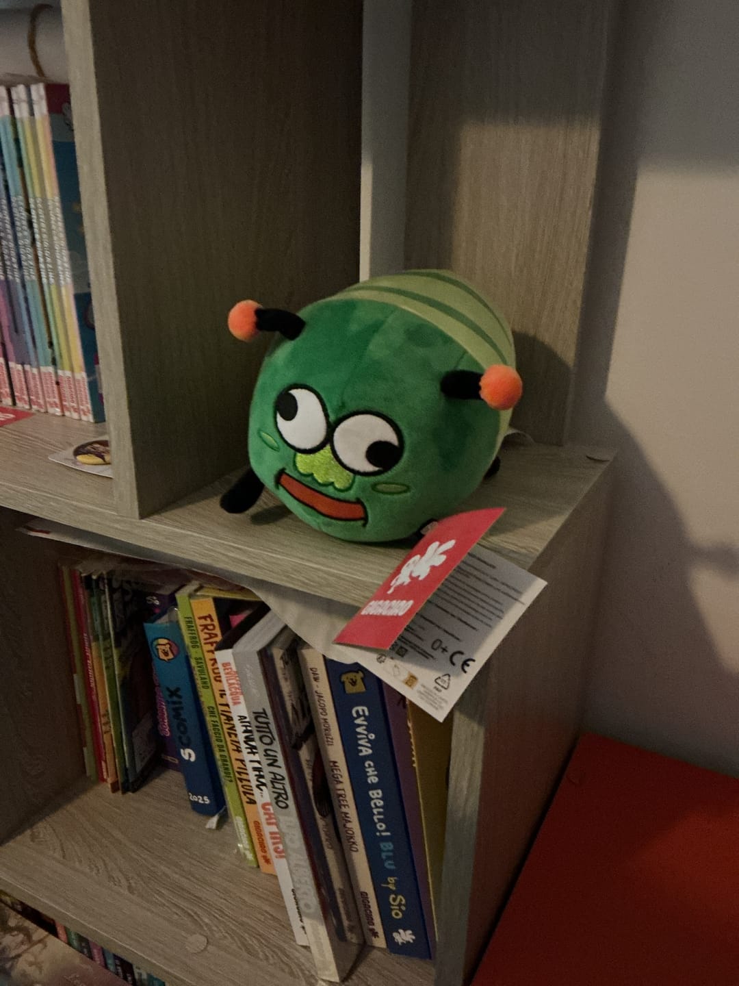 Customer photo review of Peluche Bruco Gianluco + Albo Fumetti e Canzoni!
