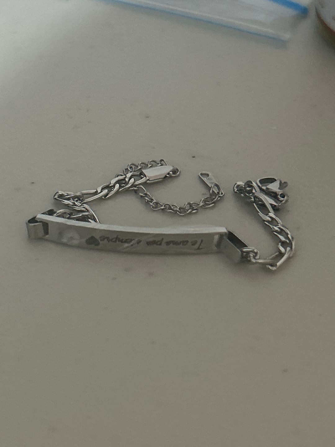 Customer photo review of Pulsera Fígaro Personalizada