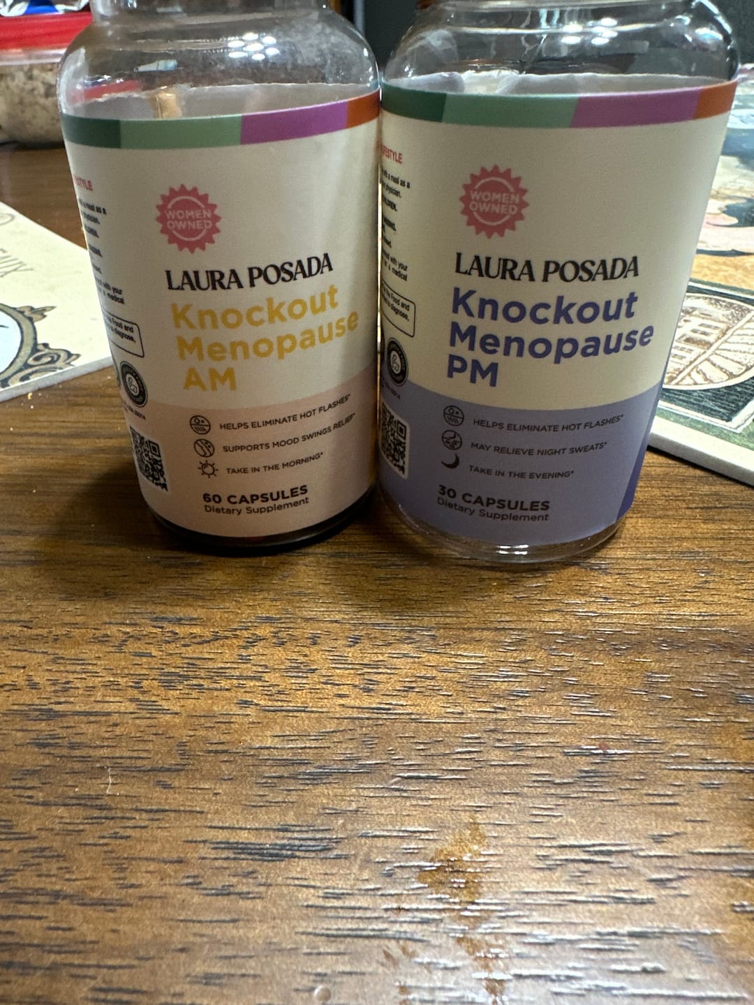 Customer photo review of Combo Knockout Menopause 24 / 7 | Alivio Síntomas Menopausia AM y PM