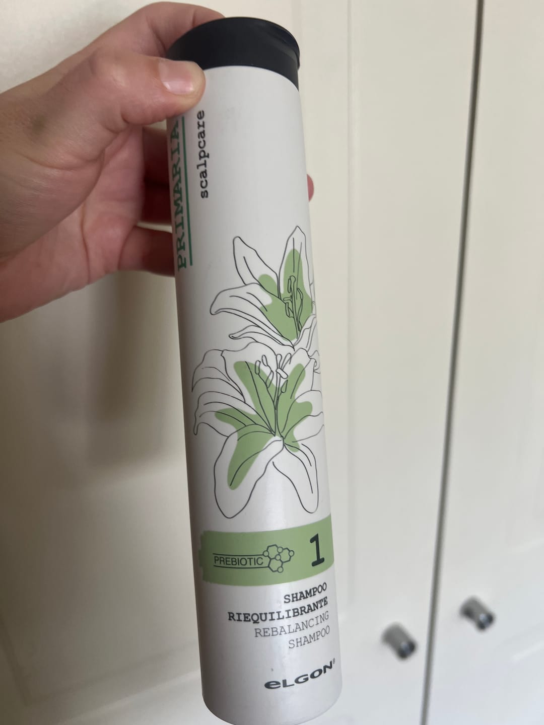 Customer photo review of Shampoo Antigrasa Reequilibrante Primaria Elgon