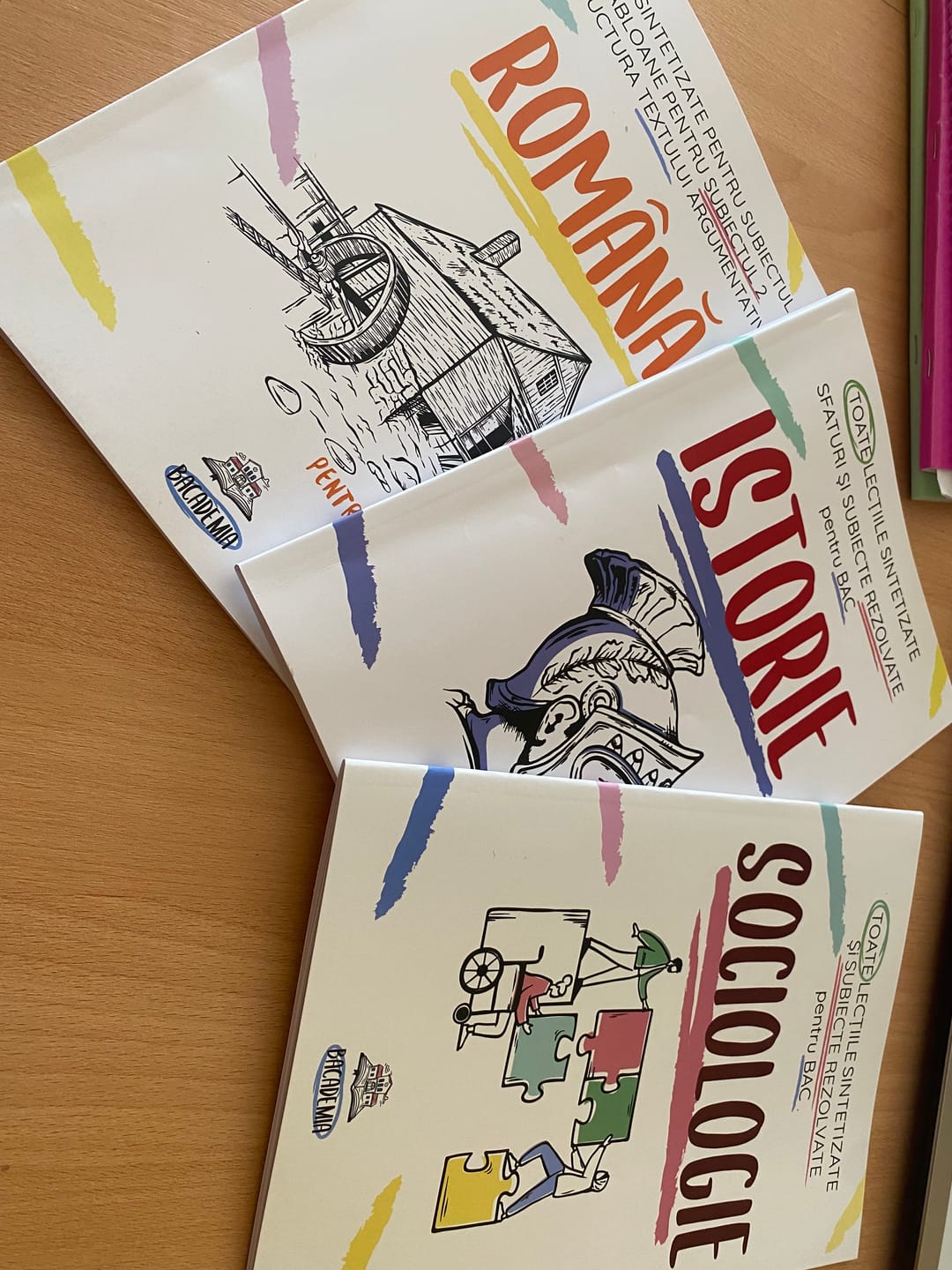 Customer photo review of Pachet Bacalaureat (Română + Istorie + Sociologie) Bacademia