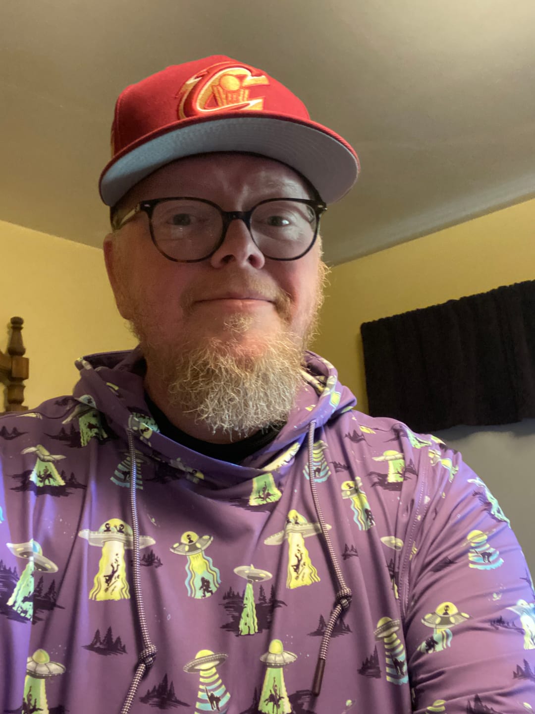 Customer photo review of Scream Me Up! – Performance Hoodie