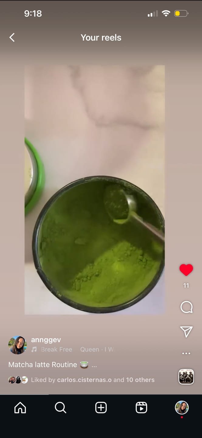 Customer photo review of Matcha Puro