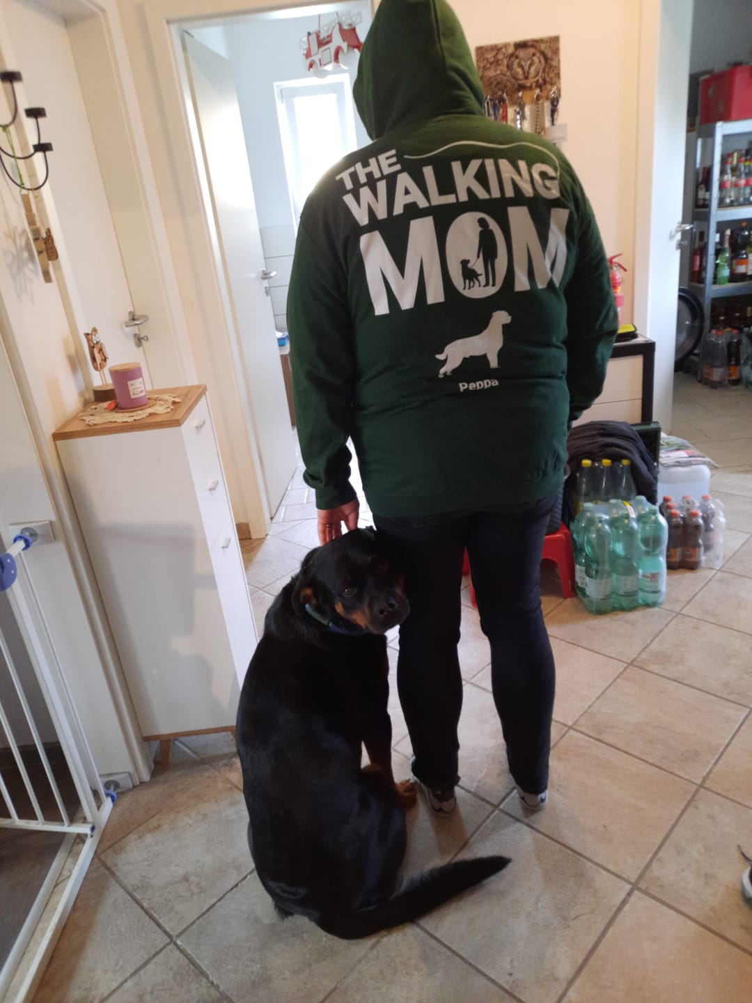 Customer photo review of The Walking Dad - Individueller Hoodie