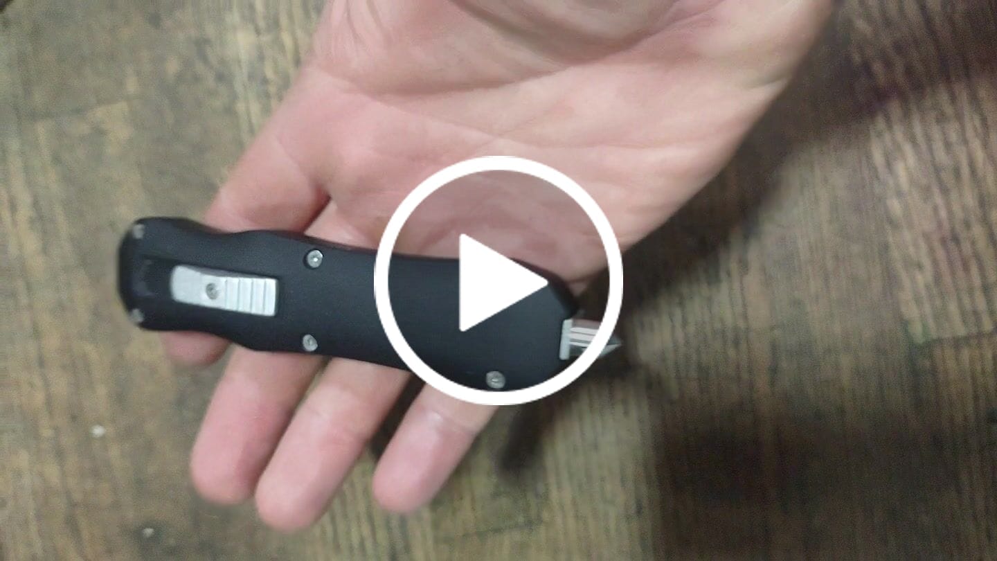 Customer video review of Black Reaper OTF Knife