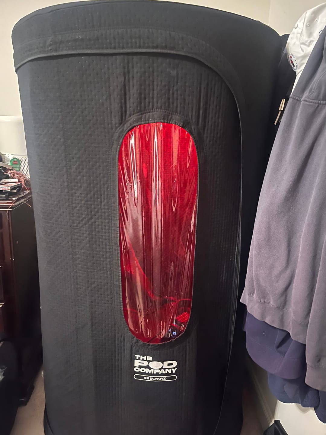 Customer photo review of The Sauna Pod