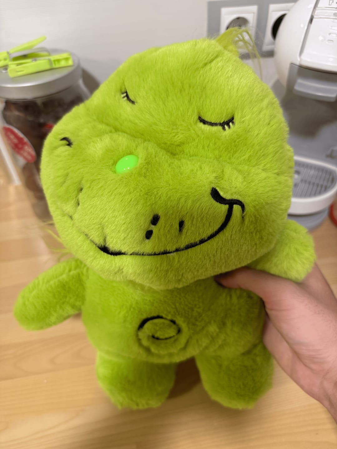 Customer photo review of GrumpyHug™ Soothe & Snuggle Plush