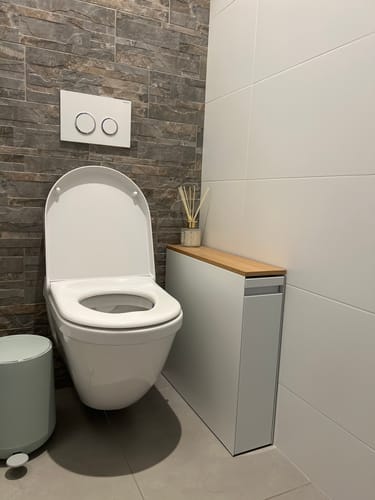 Customer photo review of Yamazaki Badkamer Opbergrek - Tower - Wit