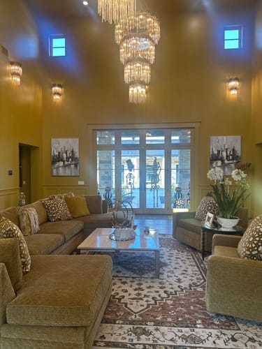 Customer photo review of Manhattan-Abstract Cityscape Oil Painting | Textured Urban Canvas Art for Modern Decor