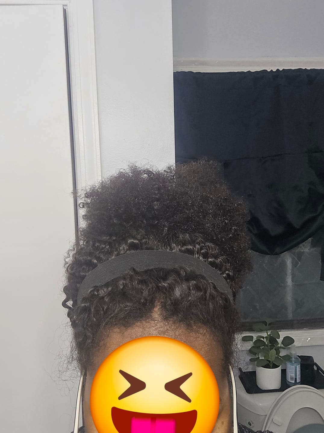 Customer photo review of Nicole Burmese 4A Kinky Curly -  InVisiRoot® Clip-ins (AKA TrueRoot™ Clip-ins)