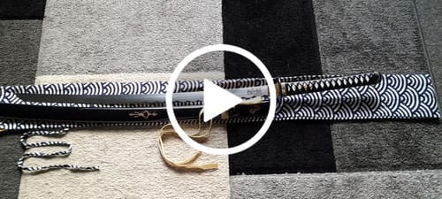 Customer video review of Katana - Hattori Hanzo 1045 Steel Sword from Kill Bill 服部半藏の刀