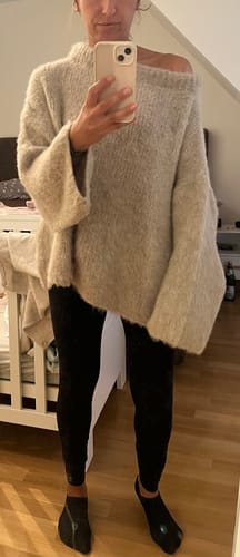 Customer photo review of Ultra-Soft Off-Shoulder Knit