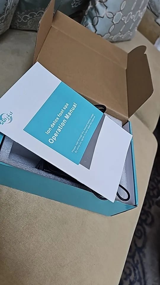 Customer photo review of Revitalizing Ionic Foot Spa