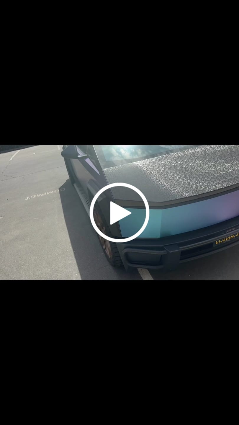 Customer video review of Phantom Black Carbon Fiber Vinyl Wrap