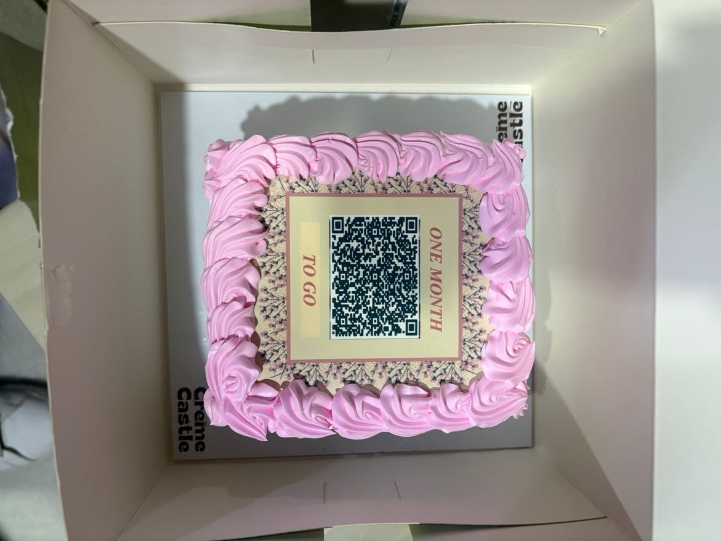 Customer photo review of Custom Birthday Photo Cake