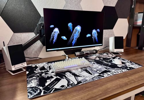 Customer photo review of Anime XXL Mousepad