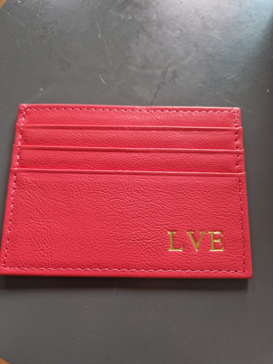 Customer photo review of Leather Card Holder
